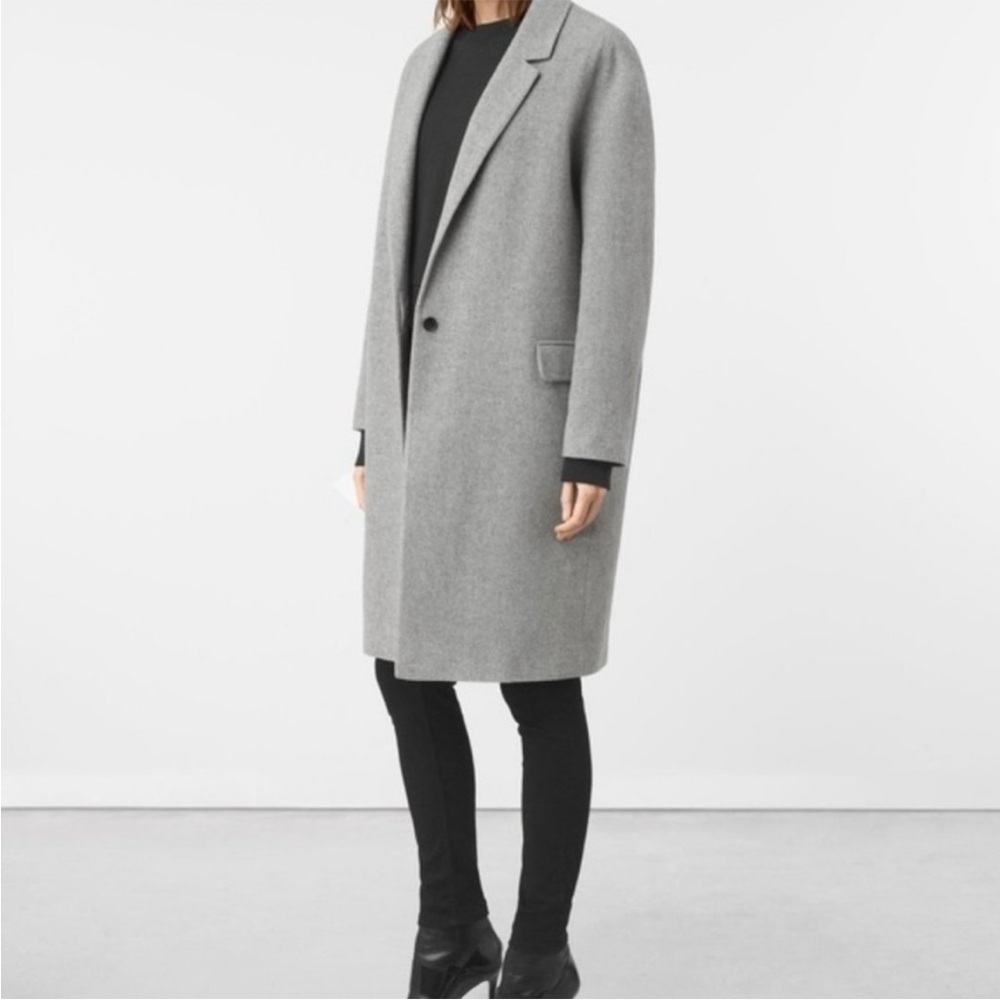 Allsaint Sancia Lotto Wool Coat